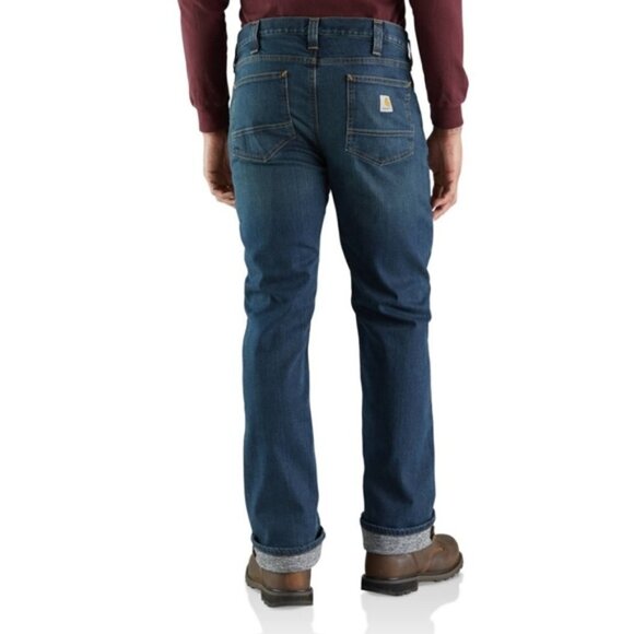 Men! NWT Carhartt Rugged Flex Relaxed Straight Line Jeans 44x30